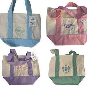 Brand NEW with tags Trader Joe’s Canvas Mini Tote Bags